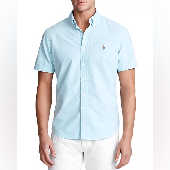 Ralph Lauren Other - Polo Ralph Lauren Classic Fit Short-Sleeve Oxford Shirt in Aegean Blue